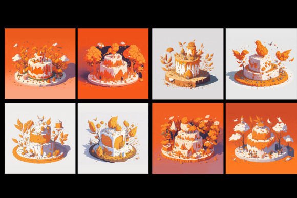 Orange Wedding Cake: Bold Typography for Lasting Impressions