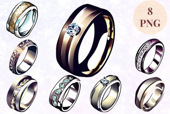 Stunning Wedding Ring Clipart: A Designer's Secret Weapon
