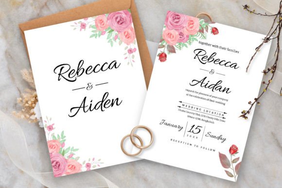 The Soft Romance of Watercolor Wedding Invitations