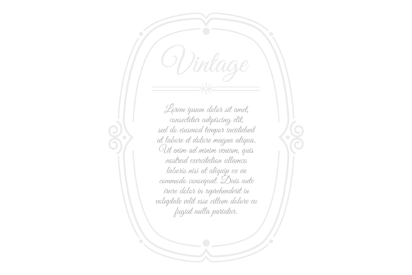 Timeless Design with the Vintage Elegant Frame