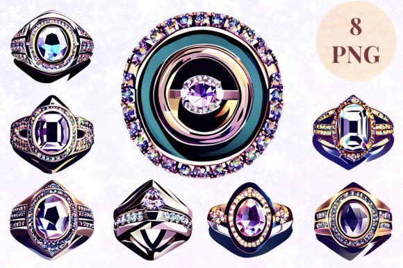 Wedding Ring 21 Clipart PNG: A Designer's Toolkit for Elegant Projects