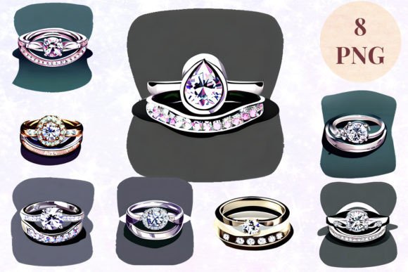 Wedding Ring 68 Clipart PNG: Elegant Design for Every Project